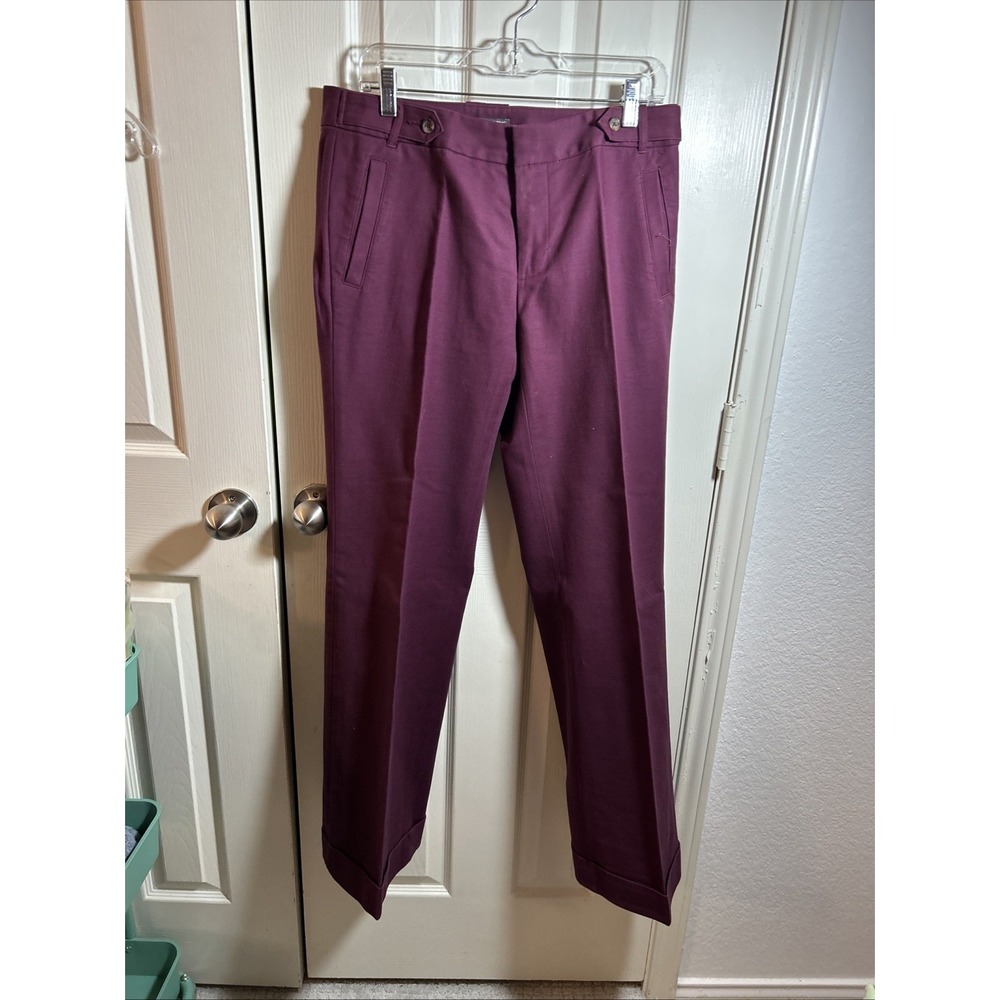 Banana Republic Size 10 Pants Suit Purple 2 Piece Button Jacket‎ Lined - Picture 6 of 12